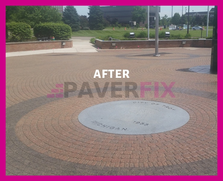 Paver Cleaning and Sealing Brick Pavers in Troy, MI 48098
